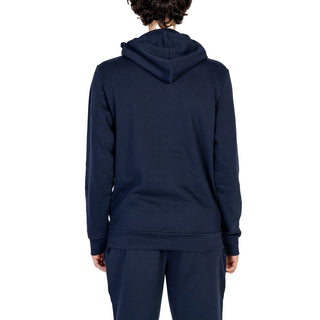Emporio Armani Underwear Blue Cotton Hoodie