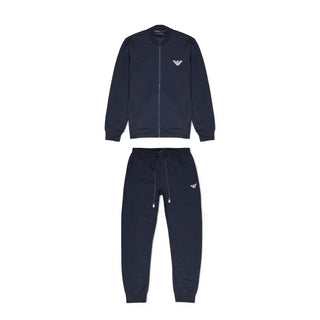 Emporio Armani Underwear Blue Cotton Sweatsuit