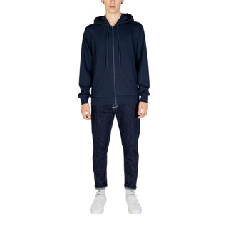 Emporio Armani Underwear Blue Polyester Hoodie