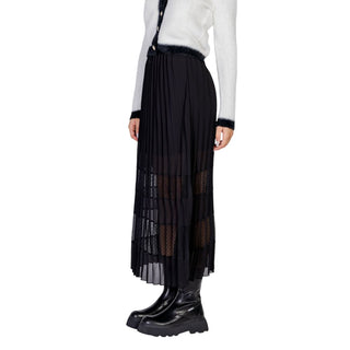 Morgan De Toi Black Polyester Skirt