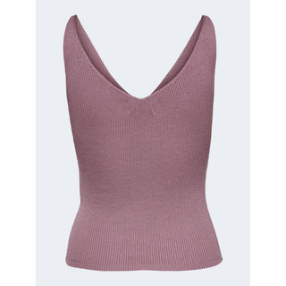 Jacqueline De Yong Purple Viscose Tank Top