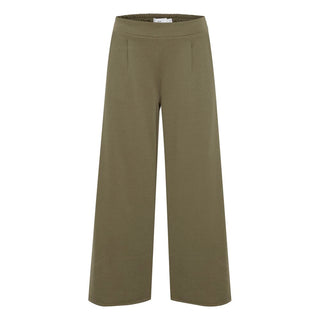ICHI Green Recycled Polyester Pant