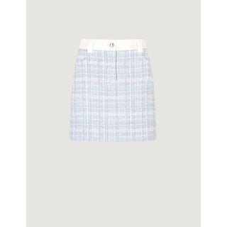 Morgan De Toi Blue Polyester Skirt