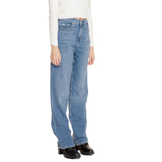 Calvin Klein Jeans Blue Cotton Jeans &amp; Pant