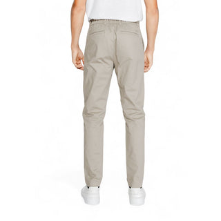 Calvin Klein Beige Cotton Rigenerato Jeans & Pant