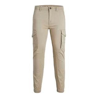 Jack Jones Beige Cotton Pant