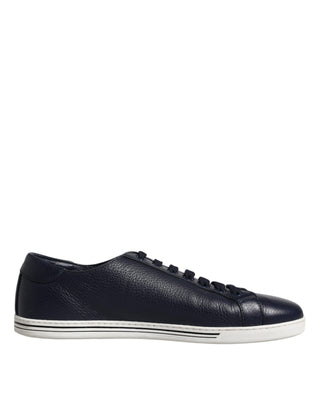 Dolce &amp; Gabbana Black Low Top Men Saint Tropez Sneakers Shoes