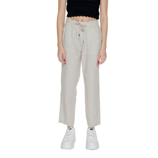 Street One Beige Linen Pant