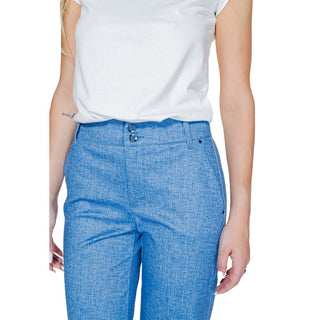 Street One Blue Polyester Pant