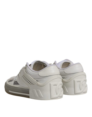 Dolce &amp; Gabbana White DG Logo CUSTOM 2.Zero Sneakers Shoes