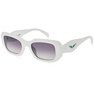 Zadig &amp; Voltaire White Acetate Sunglasses