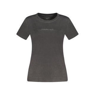 Calvin Klein Black Cotton Tops &amp; T-Shirt