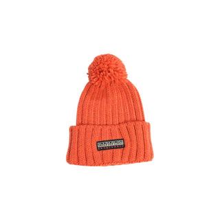 Napapijri Orange Acrylic Hats &amp; Cap