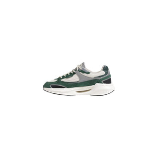 D.A.T.E Green Leather Sneaker