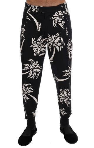 Dolce &amp; Gabbana Elegant Tree Print Ankle Trousers