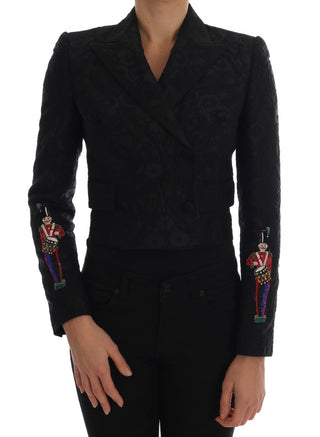 Dolce &amp; Gabbana Enchanted Floral Crystal Blazer Jacket