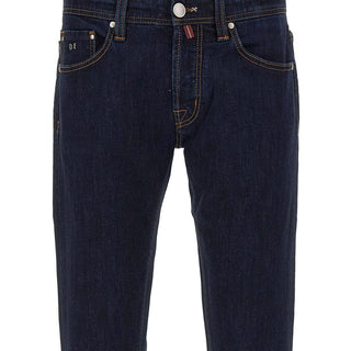 Tramarossa Blue Cotton Jeans & Pant
