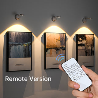 Motion Sensor Light with Remote Control, USB Rechargeable Acrylic Lamp Cover, Detachable Plastic Half-High Light, Battery Operated (1200mAh Lithium), IR Sensor, Adjustable Brightness and Timer, Wall Panel Lighting 