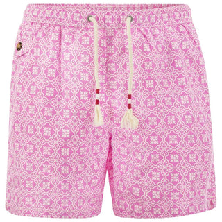 MC2 Saint Barth Pink Polyester Men's Swimwear Boxer