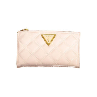 Guess Jeans Pink Polyethylene Wallet