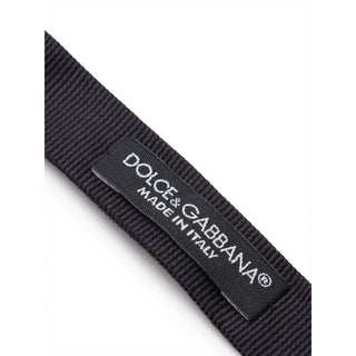 Dolce & Gabbana Black Silk Ties & Bowty