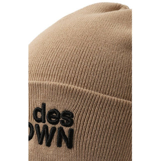 Comme Des Fuckdown Brown Acrylic Hats &amp; Cap