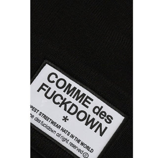 Comme des Fuckdown Black Acrylic Hats &amp; Cap