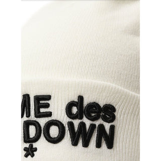 Comme Des Fuckdown White Acrylic Hats &amp; Cap