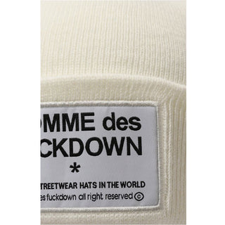 Comme Des Fuckdown White Acrylic Hats &amp; Cap