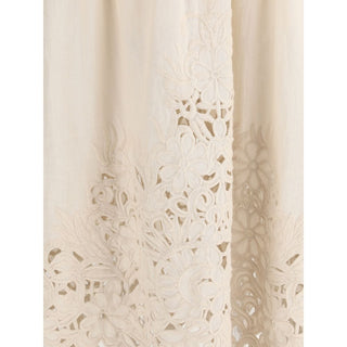 Zimmermann Wylie Embroidered Midi Skirt