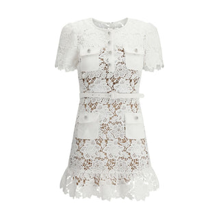 Self-Portrait Lace Mini Dress