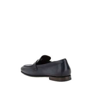 Santoni Loafers with a single buckle