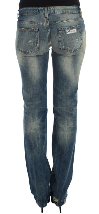 Cavalli Sleek Flair Leg Low Waist Denim