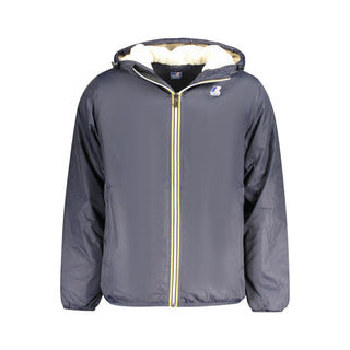 K-WAY Blue Polyamide Men Jacket