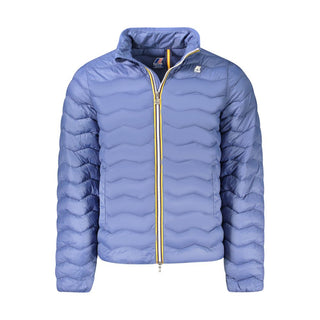 K-WAY Blue Polyamide Men Jacket