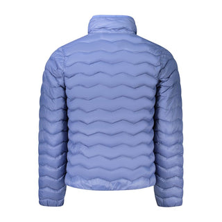 K-WAY Blue Polyamide Men Jacket