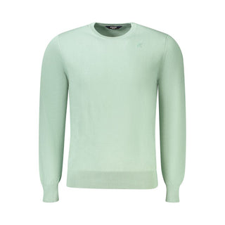 K-WAY Green Cotton Men Sweater