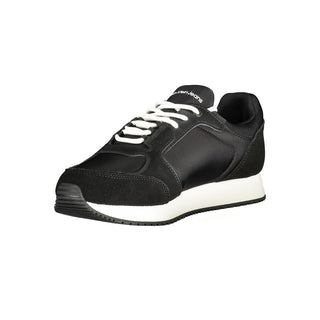 Calvin Klein Black Polyester Sneaker