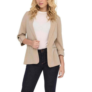 Only Beige Viscose Suits &amp; Blazer