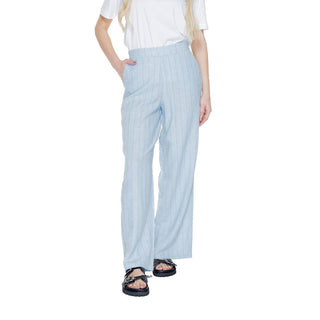 Vero Moda Blue Linen Pant