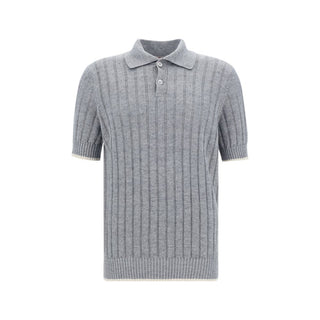 Brunello Cucinelli Ribbed Polo Shirt