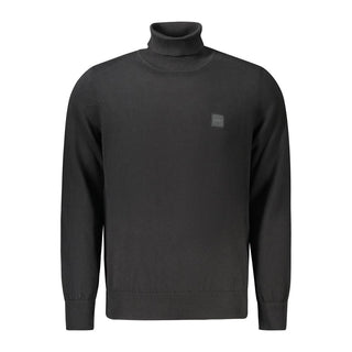 Hugo Boss Black Wool Men Sweater