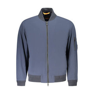 Hugo Boss Blue Polyamide Men Jacket