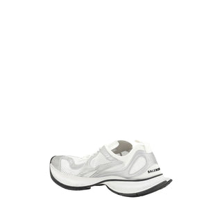 Balenciaga White Polyethylene Athletic Sneakers
