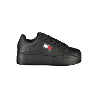 Tommy Hilfiger Black Polyethylene Women Sneaker