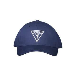 Guess Jeans Blue Cotton Men Cap