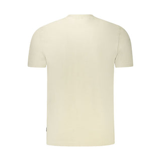 Hugo Boss Beige Cotton Men T-Shirt