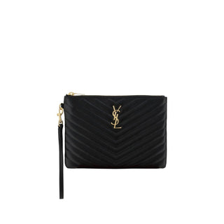 Saint Laurent Matelassé Pouch Bag