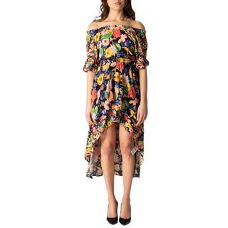 Desigual Yellow Viscose Dress