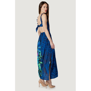 Desigual Blue Viscose Swimwear